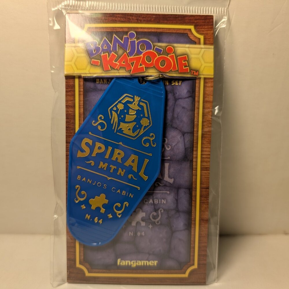 Banjo Kazooie Banjos Cabin Key Keychain Official Collectible Metal Keyring